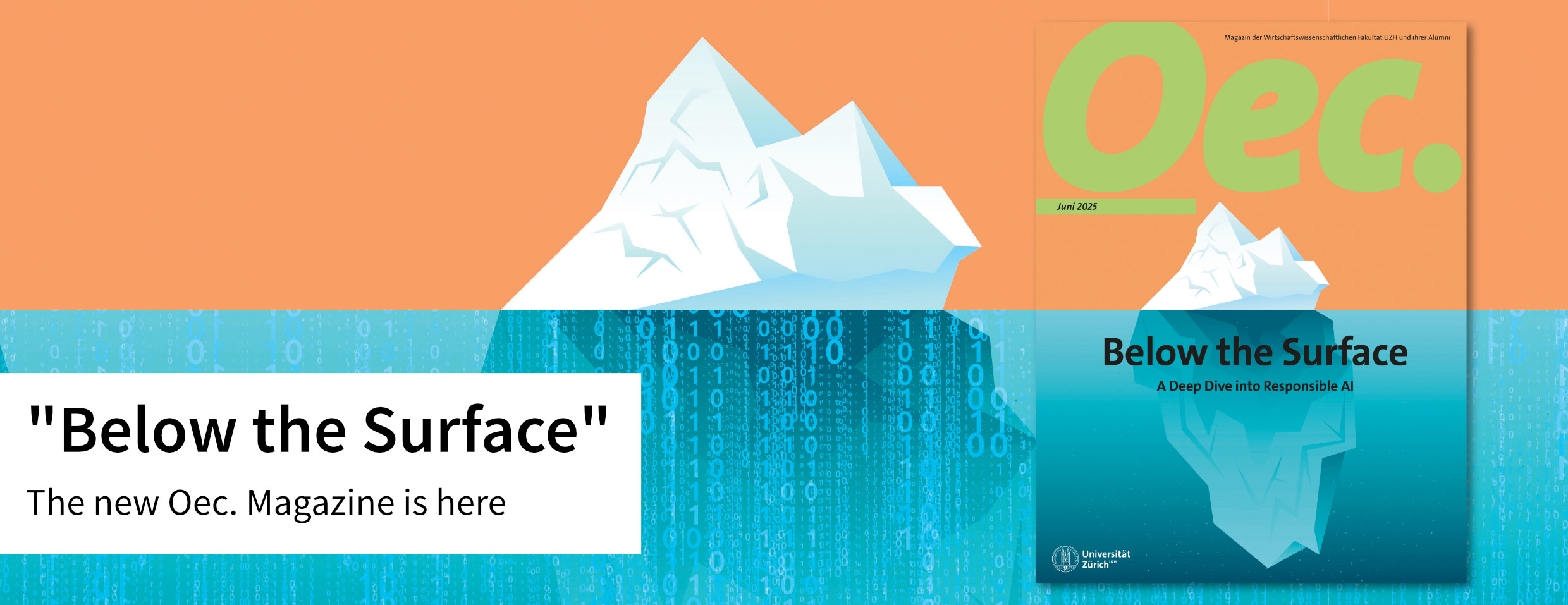 "Below the Surface" | The new Oec. Magazine is here