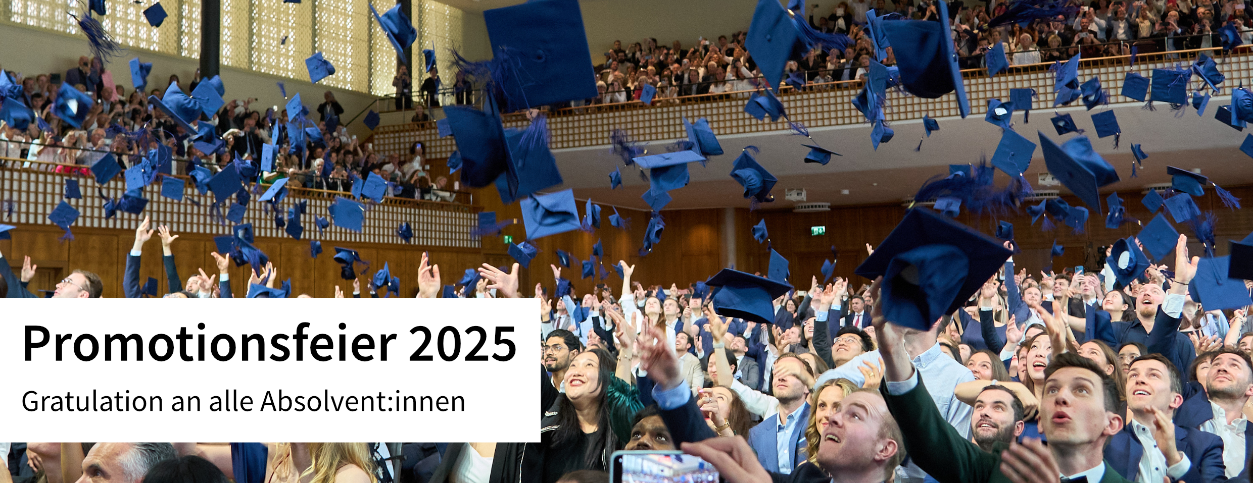Promotionsfeier 2025 | Gratulation an alle Absolvent:innen