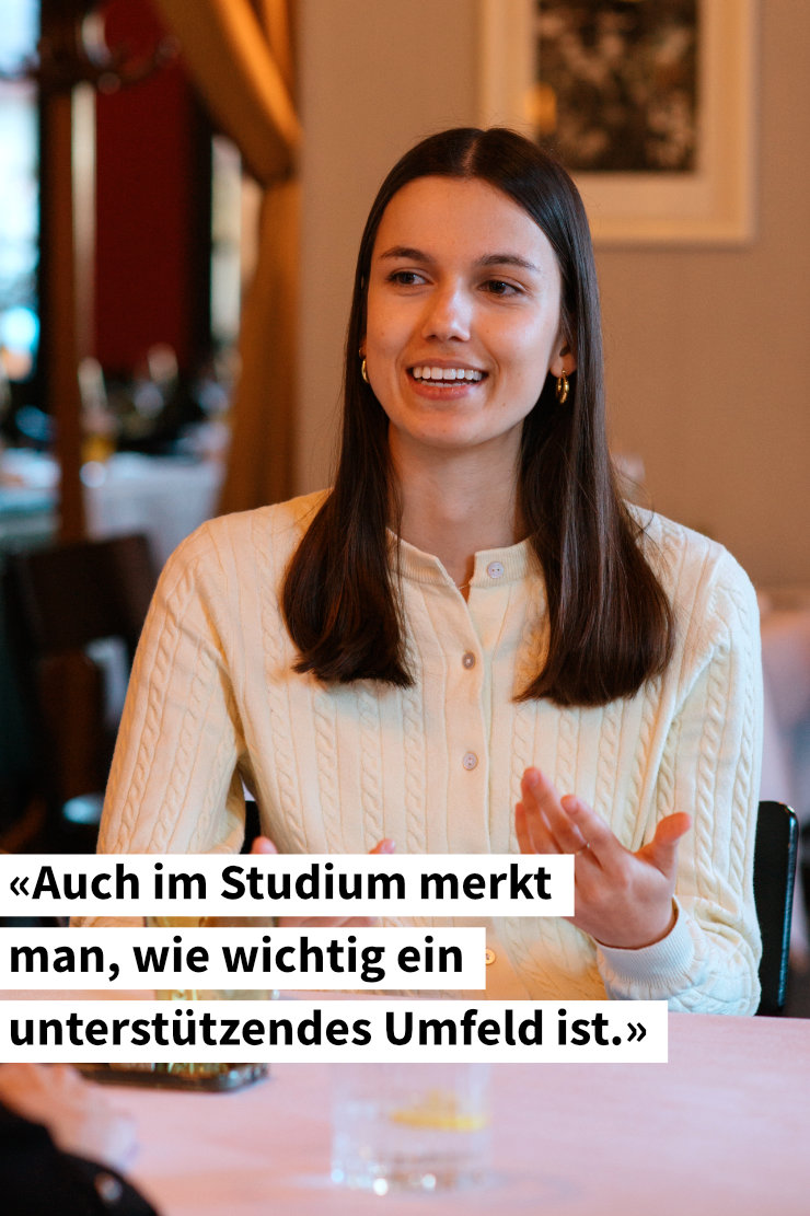 Banafshe Zitat: «Teamwork makes academic work both more meaningful and enjoyable.»