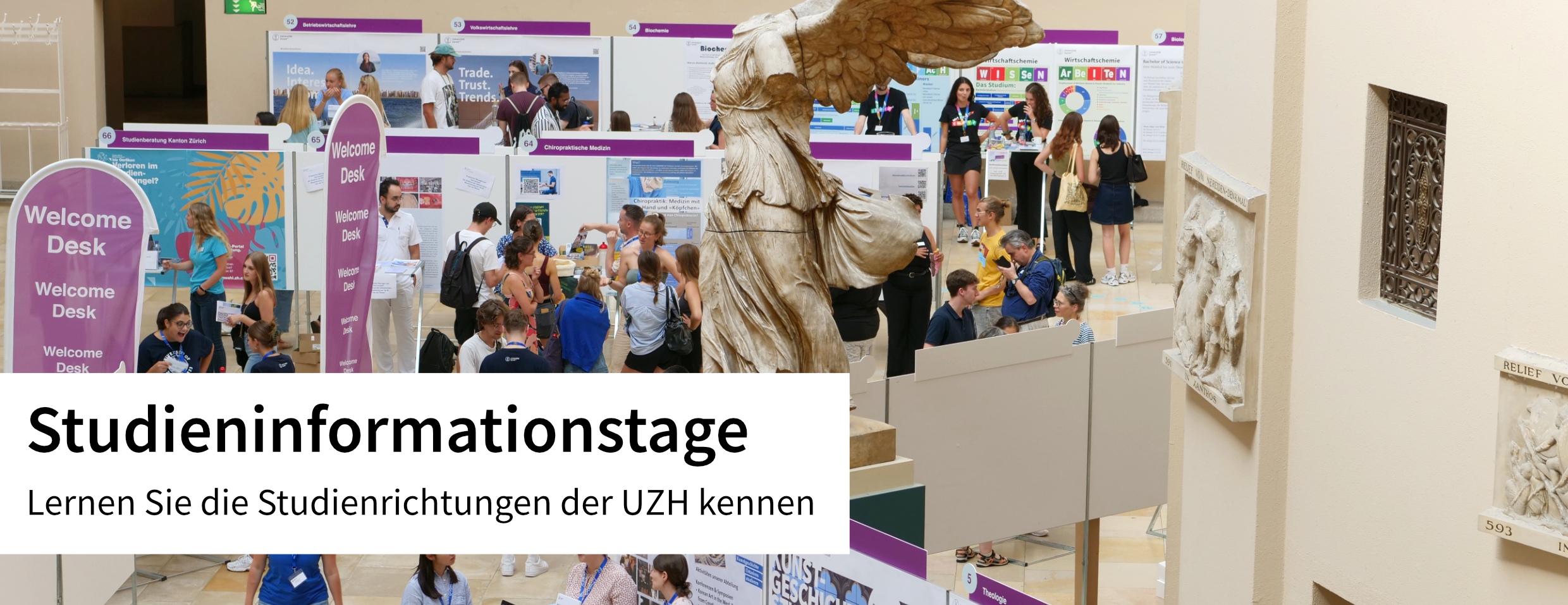 Studieninformationstage | Lernen Sie die Studienrichtungen der UZH kennen.