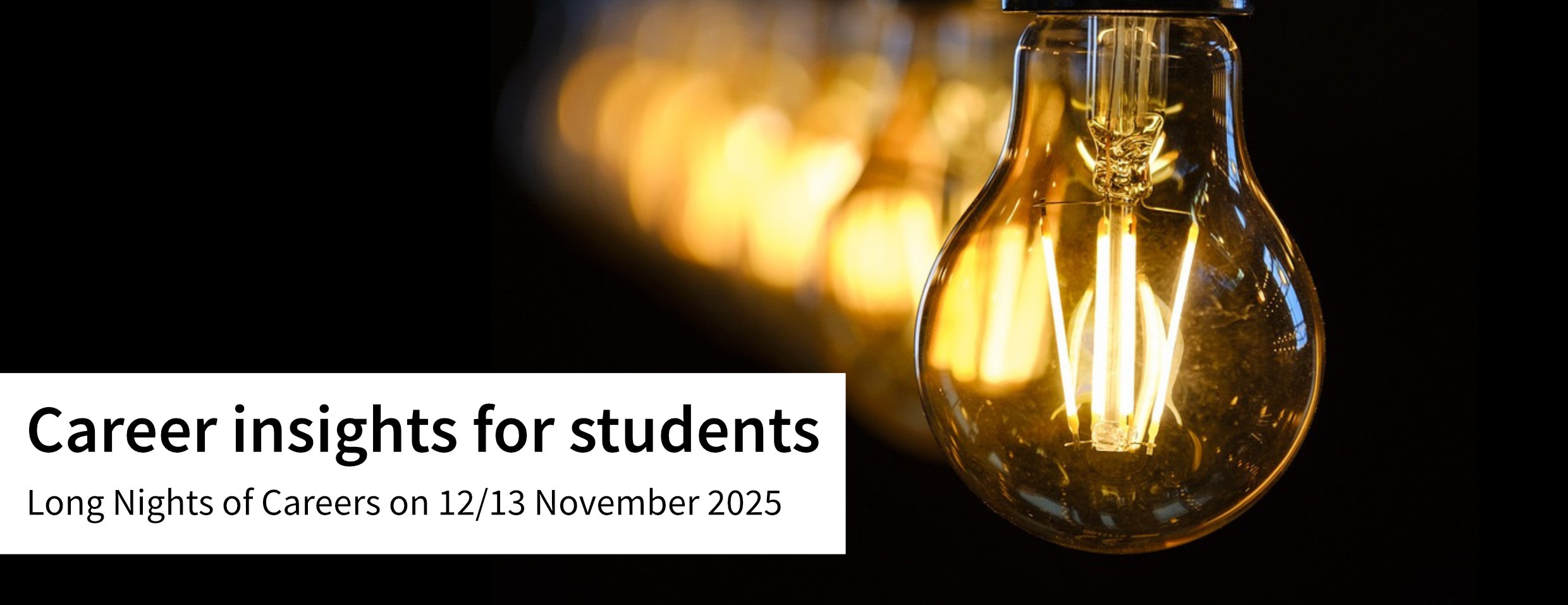 Career insights for students | Long Nights of Careers on 12/13 November 2025
